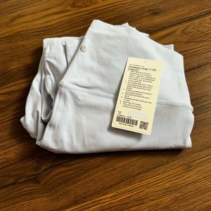 Pastel Blue Lululemon align high rise crop 23”